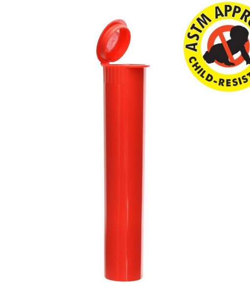 Opaque Red 95mm- CR Pre-Roll Tube
