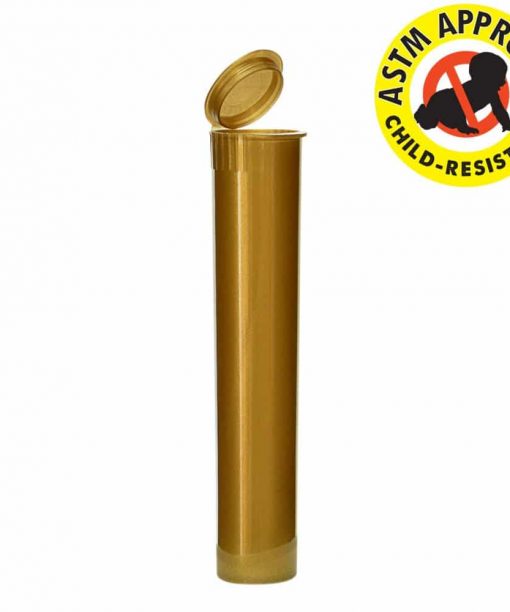 Opaque Gold 95mm- CR Pre-Roll Tube